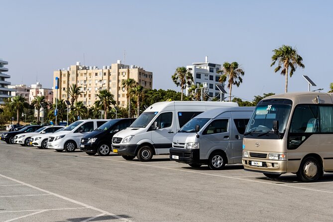 Private Transfer: Larnaca Airport to Larnaca District 1-14 pax - Meet Your Driver at Larnaca Airport Arrivals