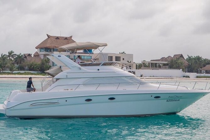 Private Yacht Rental Sea Ray 46ft Cancun 23P3 - Starting Point at Sunset Marina in Cancun’s Hotel Zone