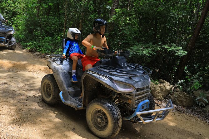 Puerto Morelos ATV Tour Experience - The Cenote Swim and Water Zipline Experience