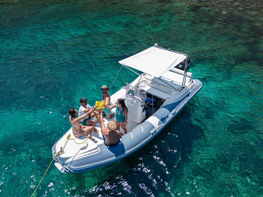 Pula and Chia seen from the sea: boat tour with skipper and snorkeling - Snorkeling at Capo Spartivento and the Faraglioni