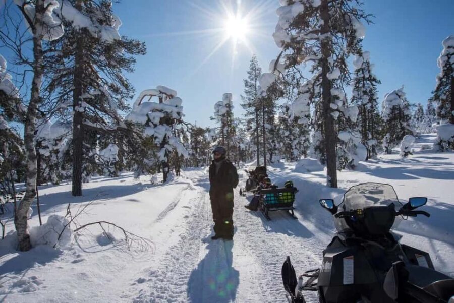 Pyhä: Forest Trails Snowmobile Safari - Meet at Lucky Ranch: Your Starting Point for Arctic Adventure