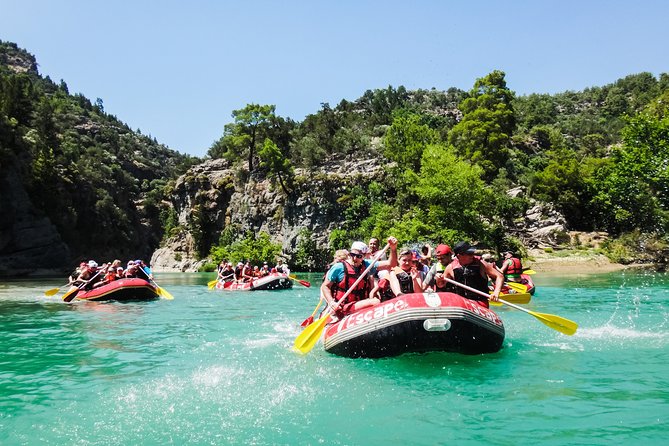Rafting at Koprulu Canyon with Zipline Incl. Lunch f/Antalya - Canyoning: Climbing and Swimming in the Waters