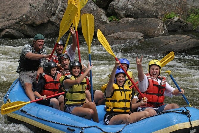 Rafting, Zipline & Canyoning with Lunch & Transfer from Alanya - Rafting Along the Roaring River