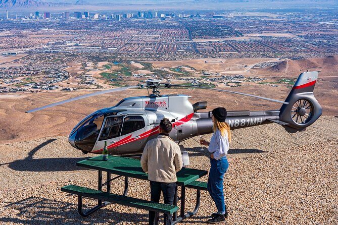 Red Rock Canyon Helicopter Tour with Landing and Champagne Toast - Start: Pickup from Las Vegas Hotels and Check-in at the Helicopter Terminal
