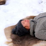 Reindeer yoga in Kuusamo - Experience the Reindeer Fence Yoga Studio in Kuusamo