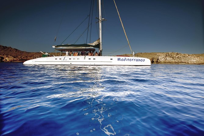 Relaxing Adults-only Blue Lagoon Catamaran Trip from Protaras - Starting Point at Green Bay Jetty and Hotel Transfers