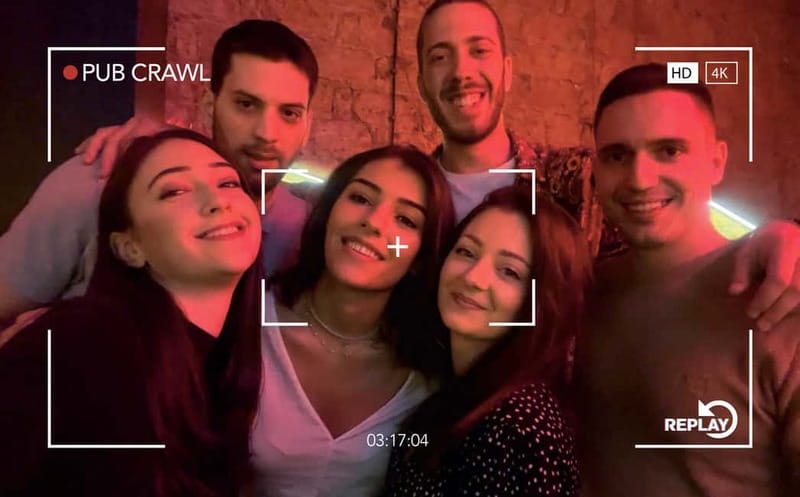 RePlay Pub Crawl in Belgrade - Starting the Night at the First Bar with Free Drinks