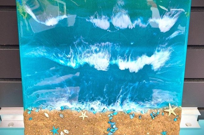 Resin Beach Scene Experience - How the Instructor-Led Process Supports Beginners