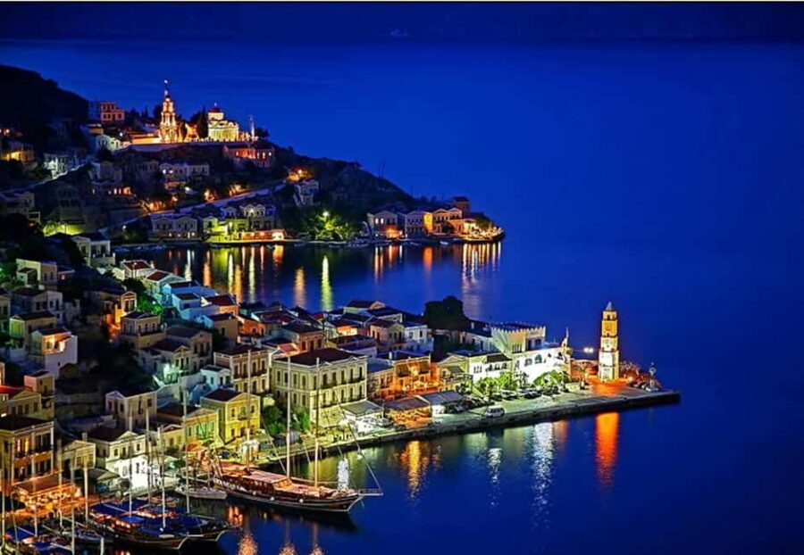 Rhodes: Cruise to Symi by Night - High-Speed Boat Journey to Symi’s Beautiful Bay