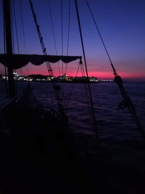 Rhodes: Night Cruise with Live Music and Sightseeing. - The Queen Christine: A Hand-Made 18th Century-Inspired Sailing Ship