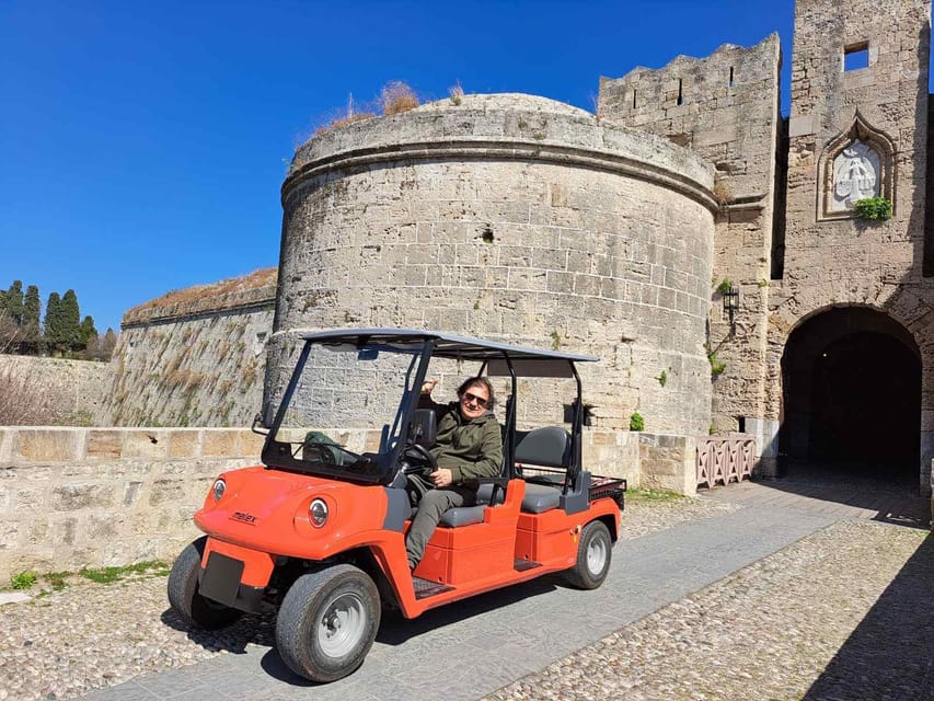 Rhodes: Old Town Highlights Guided Tour by Eco Vehicle - Discovering Rhodes Medieval Walls and Moats