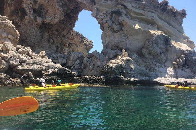 Rhodes Sea Kayaking Adventure small groups incl.Transfer & snack - Starting Point and Pickup Convenience