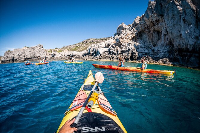 Rhodes Sea Kayaking Tour - Visiting a Sea Cave with Paddling and Snorkeling