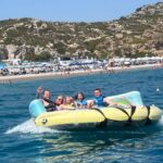 Rhodos : Crazy Sofa Watersports Adventure - How the Crazy Sofa Watersports Ride Begins at TRAOUNOU WATERSPORTS