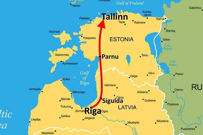 Riga to Tallinn - Sightseeing transfer - Traveling in a Comfortable Private Vehicle