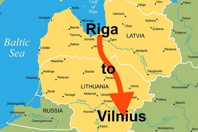 Riga to Vilnius - Sightseeing transfer - Flexible Route and Optional Additional Stops