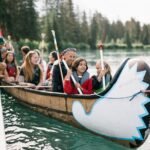 River Explorer | Big Canoe Tour in Banff National Park - Scenic Views Along the Bow River in Banff