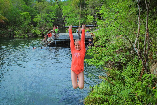 Riviera Maya Snorkeling Adventure: Lagoon, Cenotes Open & Cavern - Pickup and Transportation from Cancun