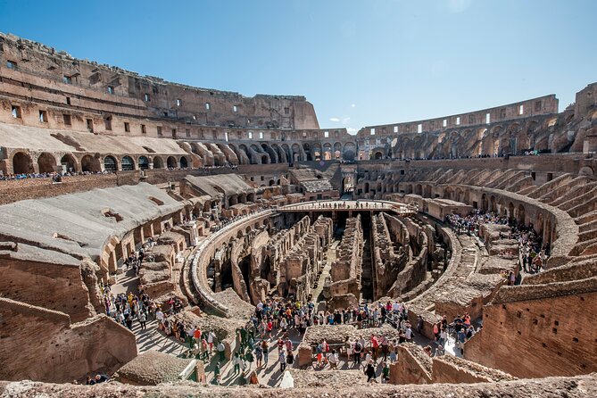 Rome: Colosseum Arena, Roman Forum and Palatine Hill Guided Tour - The Significance of the Arena Floor Access in the Colosseum