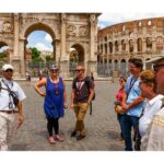Rome Colosseum Tour, Palatine Hill and Roman Forum in English - Walking Through the Roman Forum from Capitoline Hill