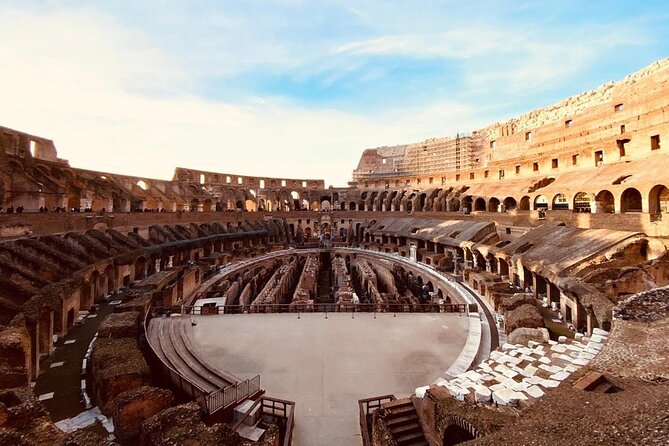 Rome: Colosseum with Arena, Roman Forum and Palatine Guided Tour - Exploring the Colosseum’s Arena and Upper Levels