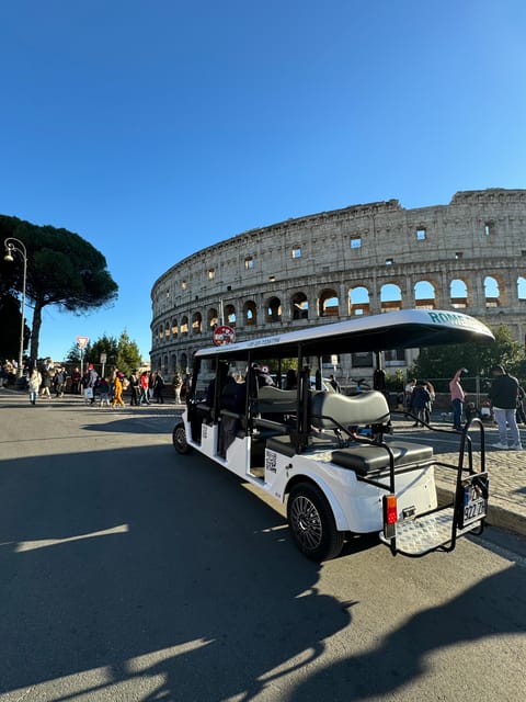 Rome: Private Golf Cart Tour in 3hours with Food Tasting - Explore Rome’s Top Landmarks from the Comfort of a Golf Cart
