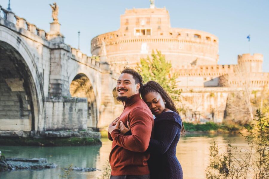 Rome: Professional Private Photoshoot at Castel Sant'Angelo - Starting Point at St. Angelo Bridge for Easy Access