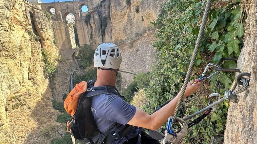 Ronda: Complete Via Ferrata Adventure - 3 Levels with Guide - Starting Point at Polideportivo Cobreros and Transportation