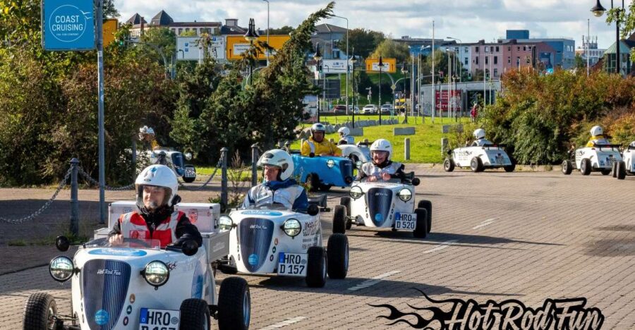 Rostock: Hot Rod Harbor City Tour - The Hot Rod Experience: Driving the Tiny Car Through Rostock