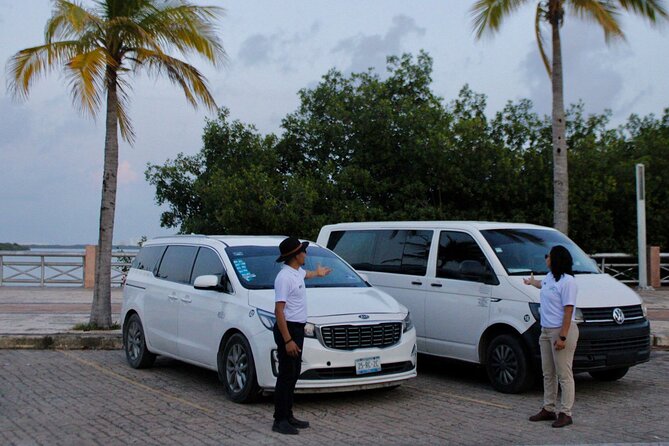 Round trip to Cancun Hotel Zone or Downtown Cancun - The Vehicles and Comfort Features Included in the Transfer