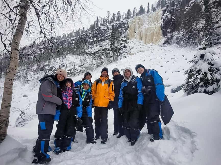 Rovaniemi: Korouoma Canyon Frozen Waterfalls Hike & BBQ - Comfortable Transportation in the New 2025 4×4 Vans