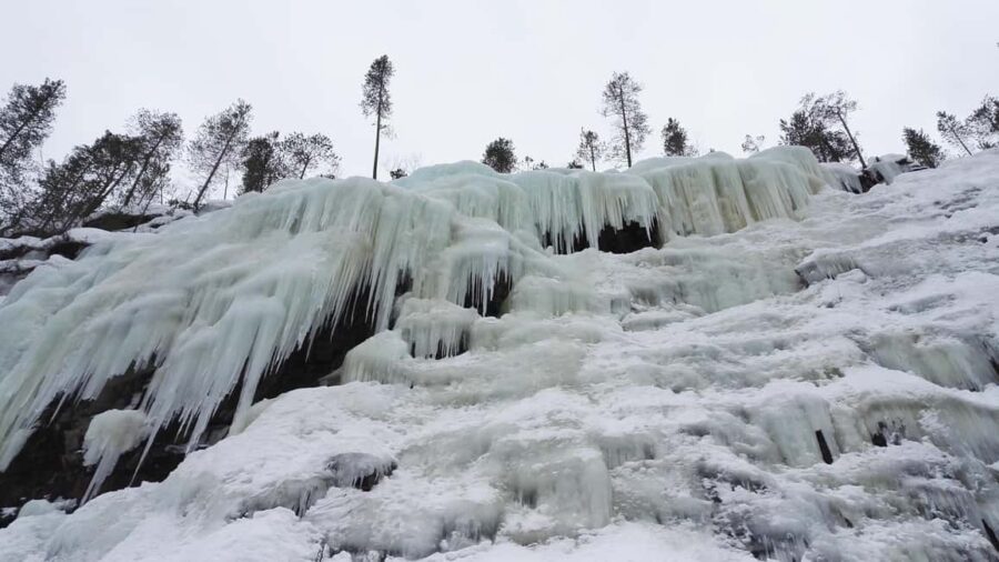 Rovaniemi: Korouoma Frozen Waterfalls Tour & Lunch Inside - Korouoma Canyon: An Arctic Wonderland of Frozen Waterfalls