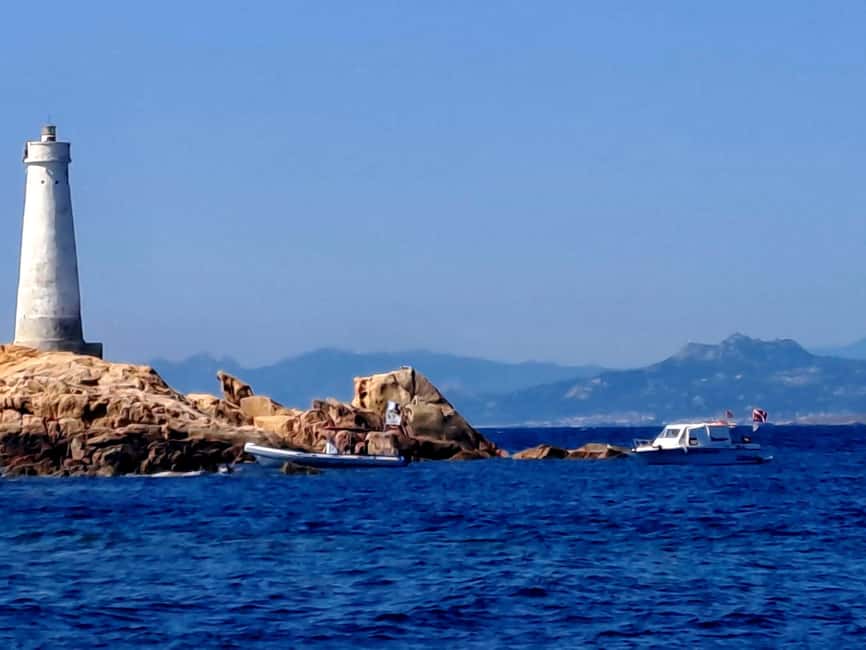 Rubber dinghy tour and snorkeling at Spargi Island - Exploring Roccia dellOrso and Cala Soraya