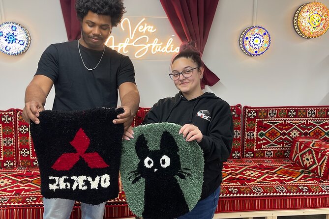 Rug Tufting Workshop in Philadelphia with Turkish Tea - All Materials and Expert Guidance Make Crafting Easy