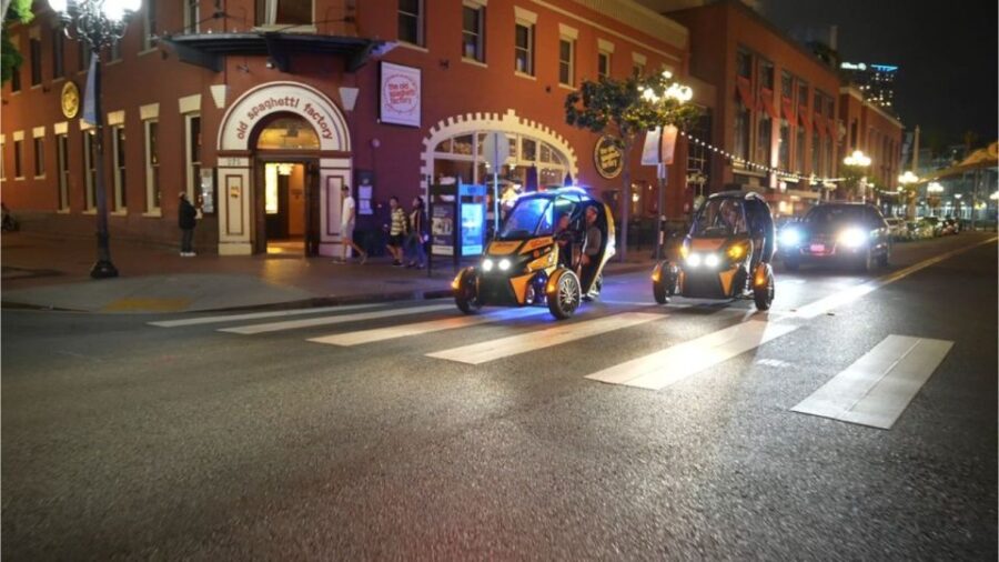 San Diego: Open-Top Car Rental with GPS Audio Guided Route - Exploring Little Italy and Seaport Village at Night