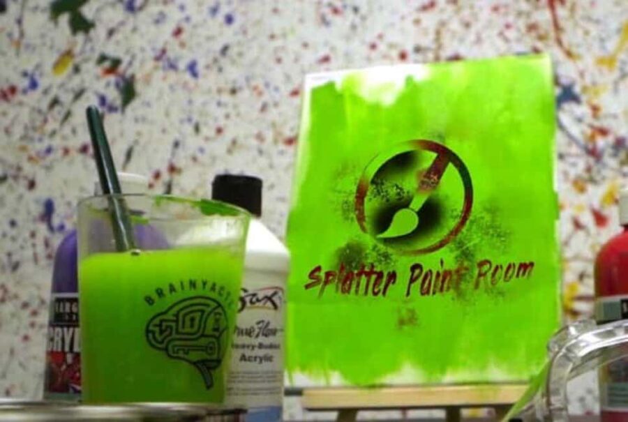 San Diego: Splatter Paint Experience - The Painting Session and Supplies