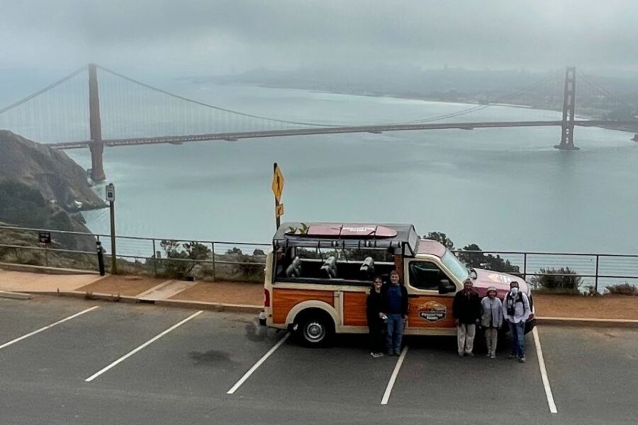 San Francisco: City Highlights Tour with Alcatraz Ferry - Visiting Landmarks: Golden Gate Bridge and Twin Peaks