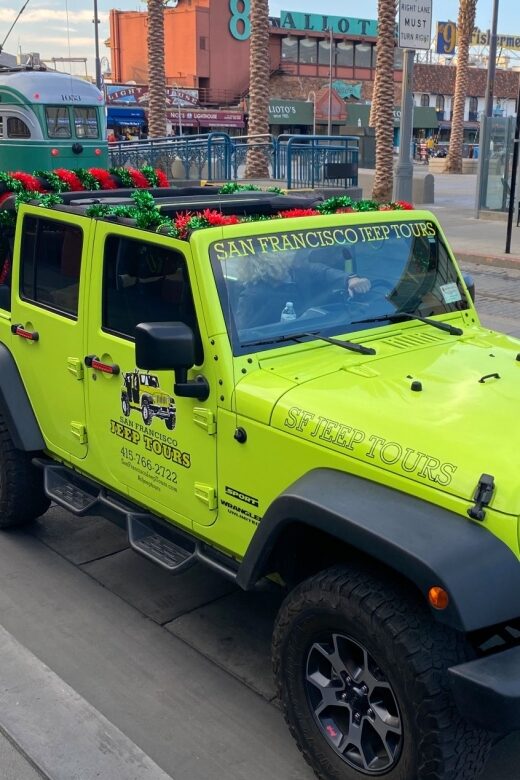 San Francisco: Holiday Lights Private Group Jeep Tour - Starting Point at Fishermans Wharf on Hyde Street