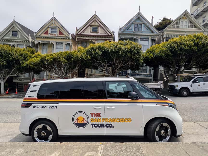 San Francisco Private City Tour in New EV Volkswagen Van - The Eco-Friendly VW ID Buzz: Sustainable Travel Meets Comfort