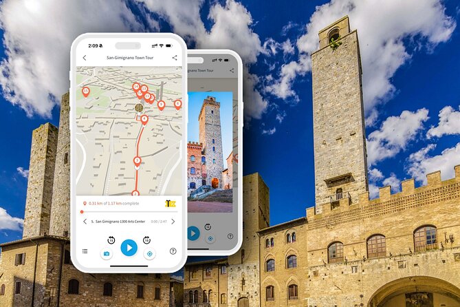 San Gimignano Walking Tour with Audioguide on Your Smartphone - Inside the Church of San Francesco and Torre e Casa Campatelli