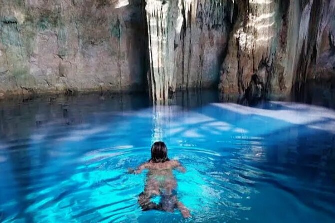 Santa Bárbara & Izamal Cenotes Adventure - Swimming in the Cenotes of Homún