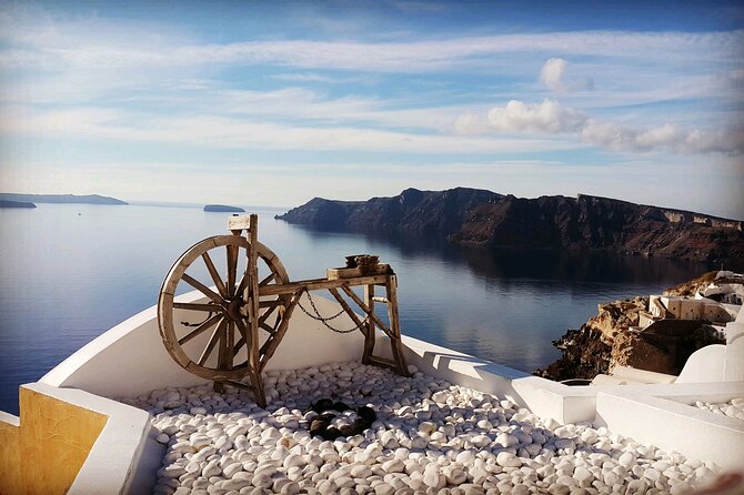 Santorini: 4hr Private Accessible Tour for Limited Mobility - Scenic Stop at Kamari Beach with Black Sand and Sea Views