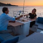 Santorini: Caldera Private Sailing Boat Cruise with Beneteau Oceanis 46.1 - Exploring the Iconic Beaches: Red Beach and White Beach
