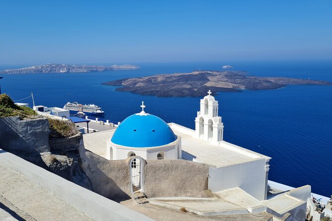 Santorini First-Time Guests Private Tour Sightseeing, excavetions & wine testing - Starting at Firostefani for Spectacular Views
