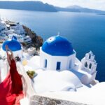 Santorini Flying Dress by Rozali Photography - The Meeting Point and Timing