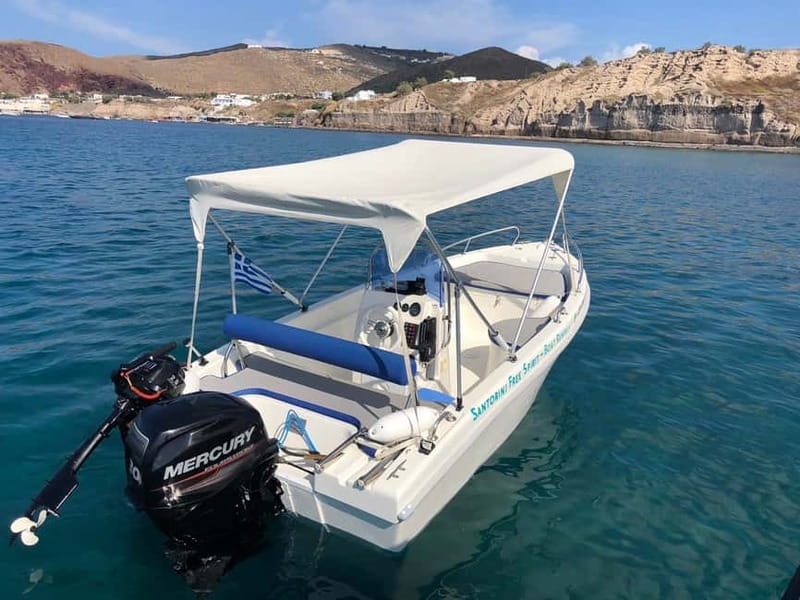 Santorini: License-Free Boat Rental with Ice, Water, & Fruit - Santorini’s Unique Boating Experience Without a License
