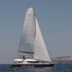 Santorini Luxury Catamaran Day Cruise with BBQ,drinks,transfer - Exploring Santorini’s Coastline from the Water