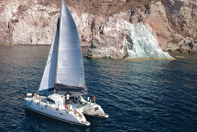 Santorini: Premium Small-Group Catamaran Cruise with Food/Drinks - Starting Point and Group Size for an Intimate Experience