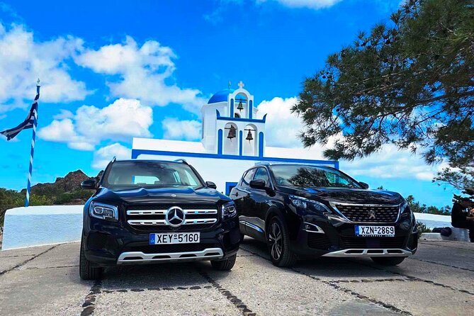 Santorini Private Transfer between Airport or Port and Santorini - Meet Your Driver at the Airport or Port