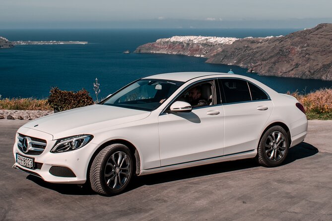 Santorini, Private Transfer with Luxury Airconditioned Vehicle - Convenient Pickup from Fira, Greece